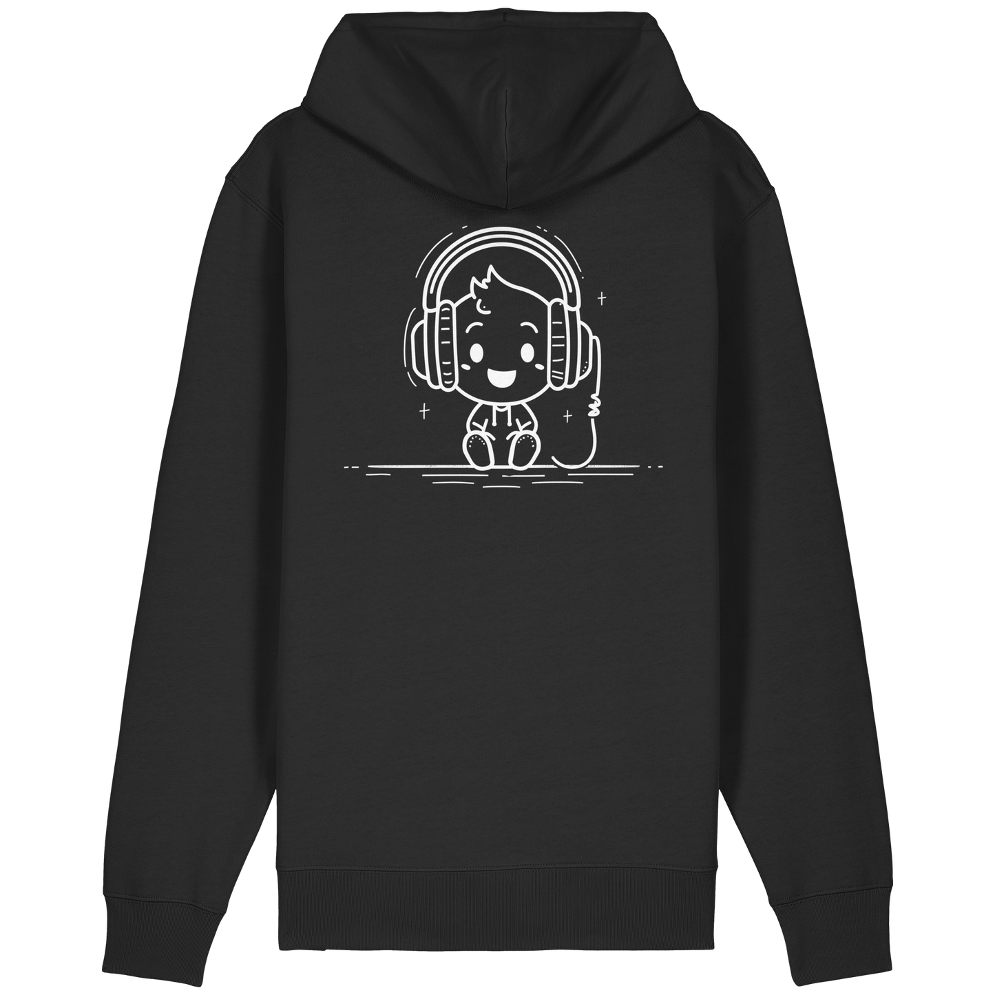 „Mono“ Lofi-Kopfhörer – Organic Relaxed Zipper | Backprint Edition - Organic Relaxed Zipper