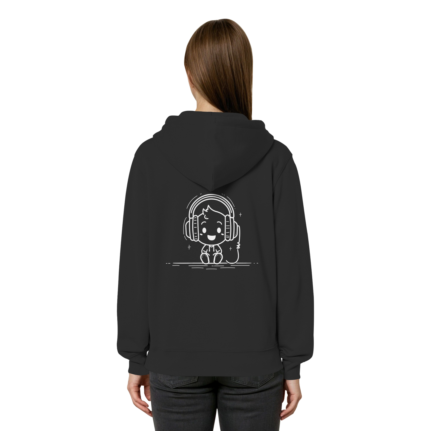 „Mono“ Lofi-Kopfhörer – Organic Relaxed Zipper | Backprint Edition - Organic Relaxed Zipper