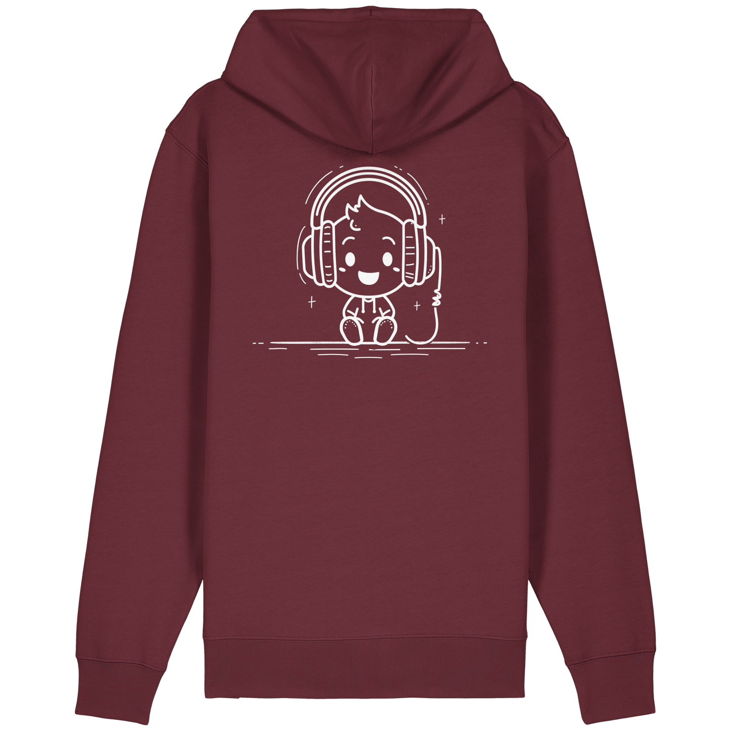 „Retro Zocker“ Mono – Organic Relaxed Zipper | Backprint Edition - Organic Relaxed Zipper
