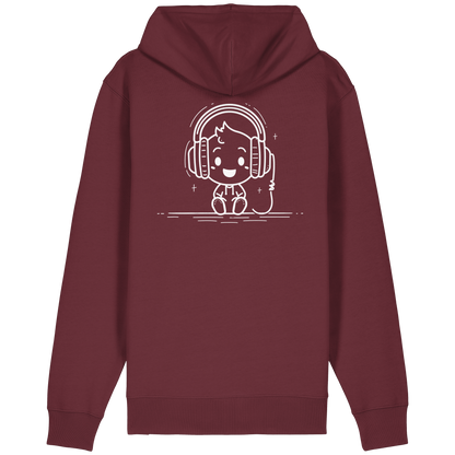 "Retro_Zocker[System_Ready]"Mono Lofi-Kopfhörer – Organic Relaxed Zipper | Backprint Edition