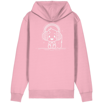 "Retro_Zocker[System_Ready]"Mono Lofi-Kopfhörer – Organic Relaxed Zipper | Backprint Edition