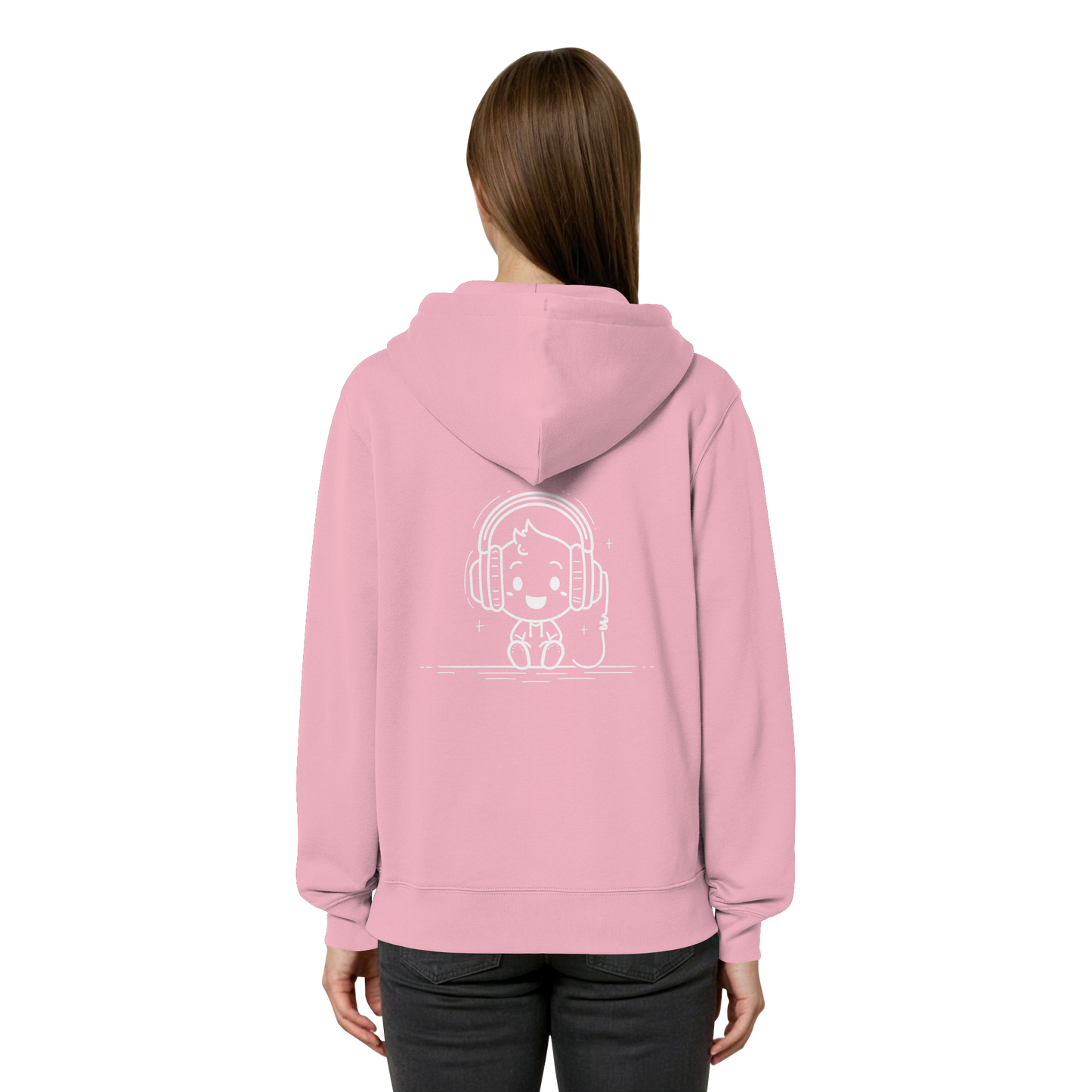 „Mono“ Lofi-Kopfhörer – Organic Relaxed Zipper | Backprint Edition - Organic Relaxed Zipper