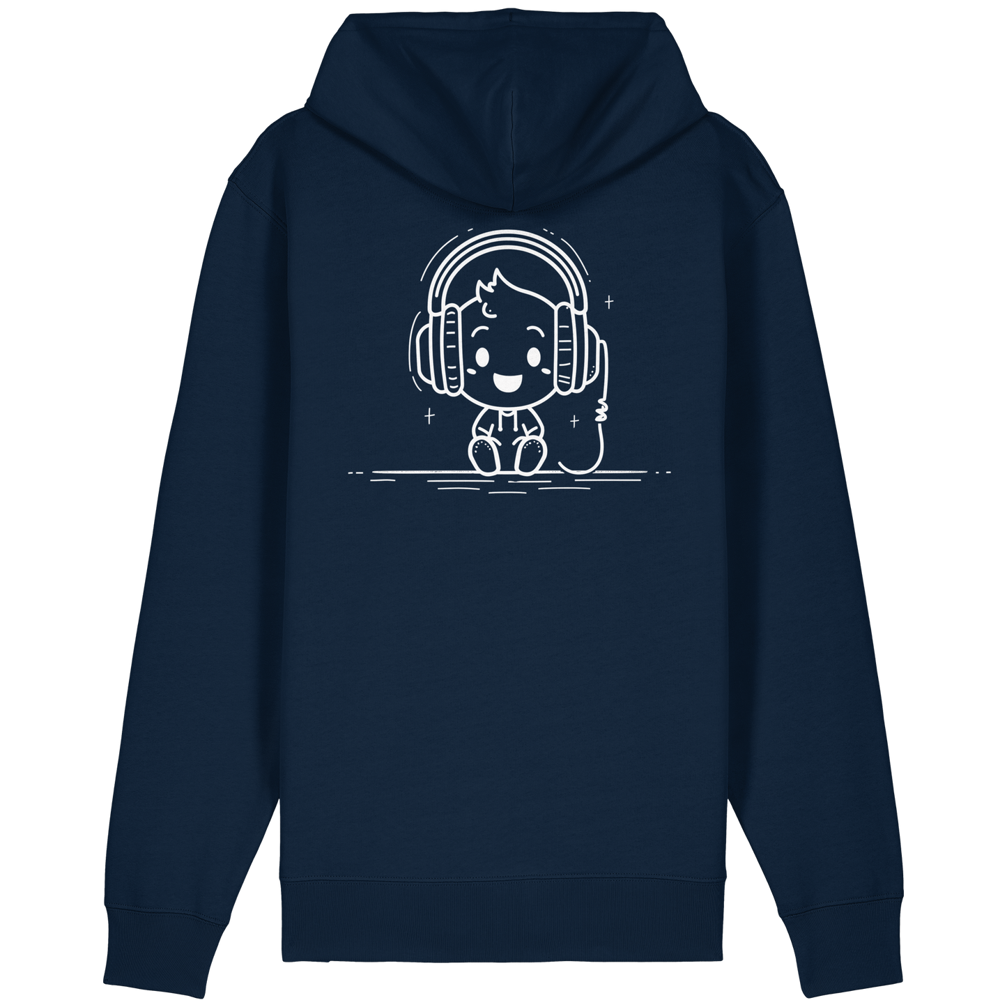 „Mono“ Lofi-Kopfhörer – Organic Relaxed Zipper | Backprint Edition - Organic Relaxed Zipper