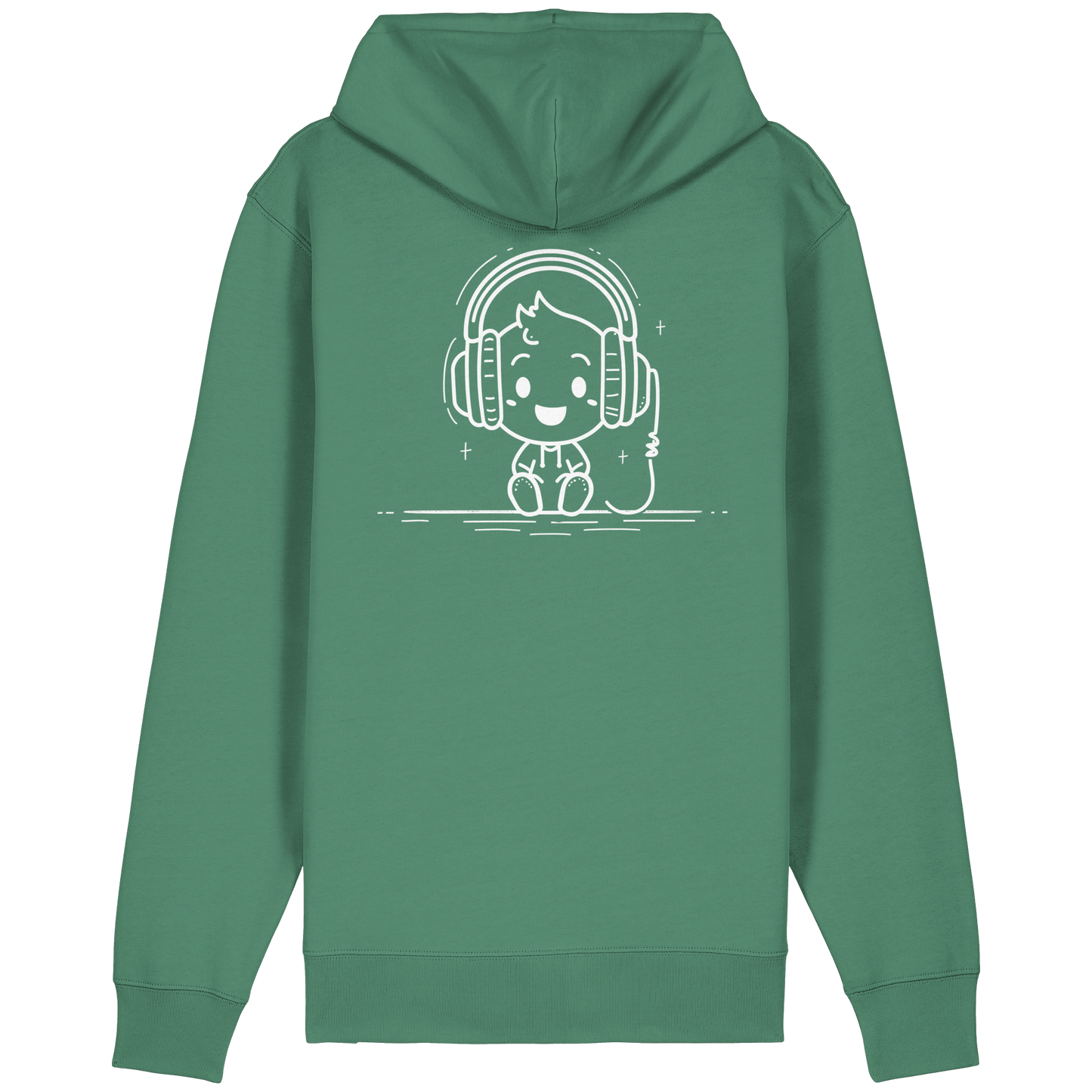 „Mono“ Lofi-Kopfhörer – Organic Relaxed Zipper | Backprint Edition - Organic Relaxed Zipper