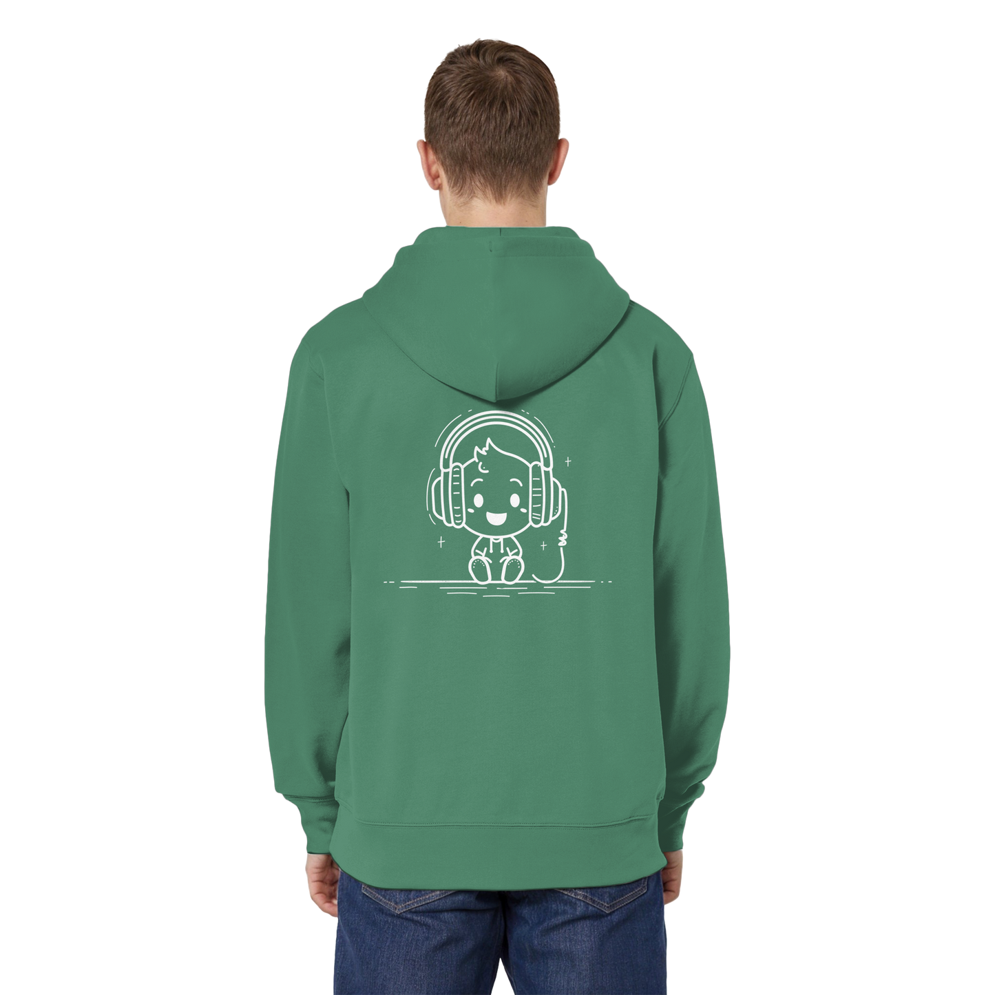 „Mono“ Lofi-Kopfhörer – Organic Relaxed Zipper | Backprint Edition - Organic Relaxed Zipper