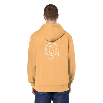 "Retro_Zocker[System_Ready]"Mono Lofi-Kopfhörer – Organic Relaxed Zipper | Backprint Edition