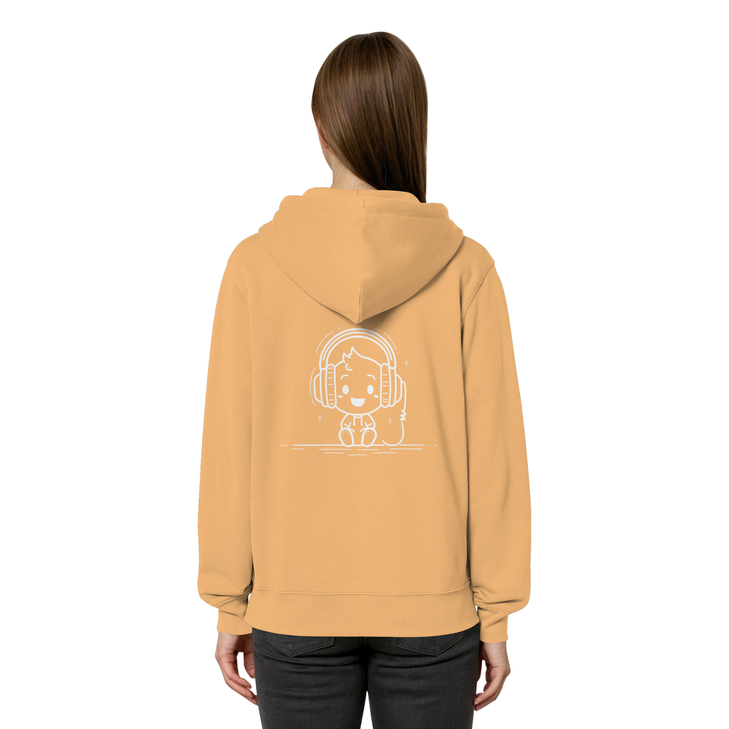 „Mono“ Lofi-Kopfhörer – Organic Relaxed Zipper | Backprint Edition - Organic Relaxed Zipper