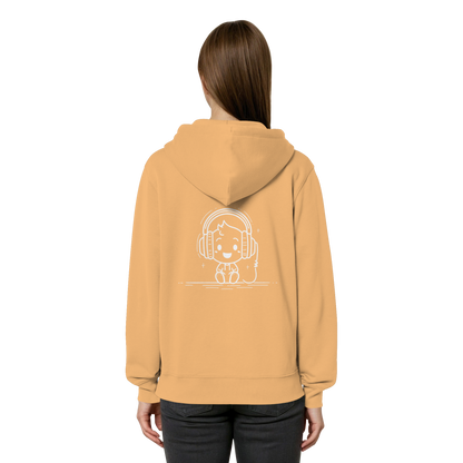 "Retro_Zocker[System_Ready]"Mono Lofi-Kopfhörer – Organic Relaxed Zipper | Backprint Edition