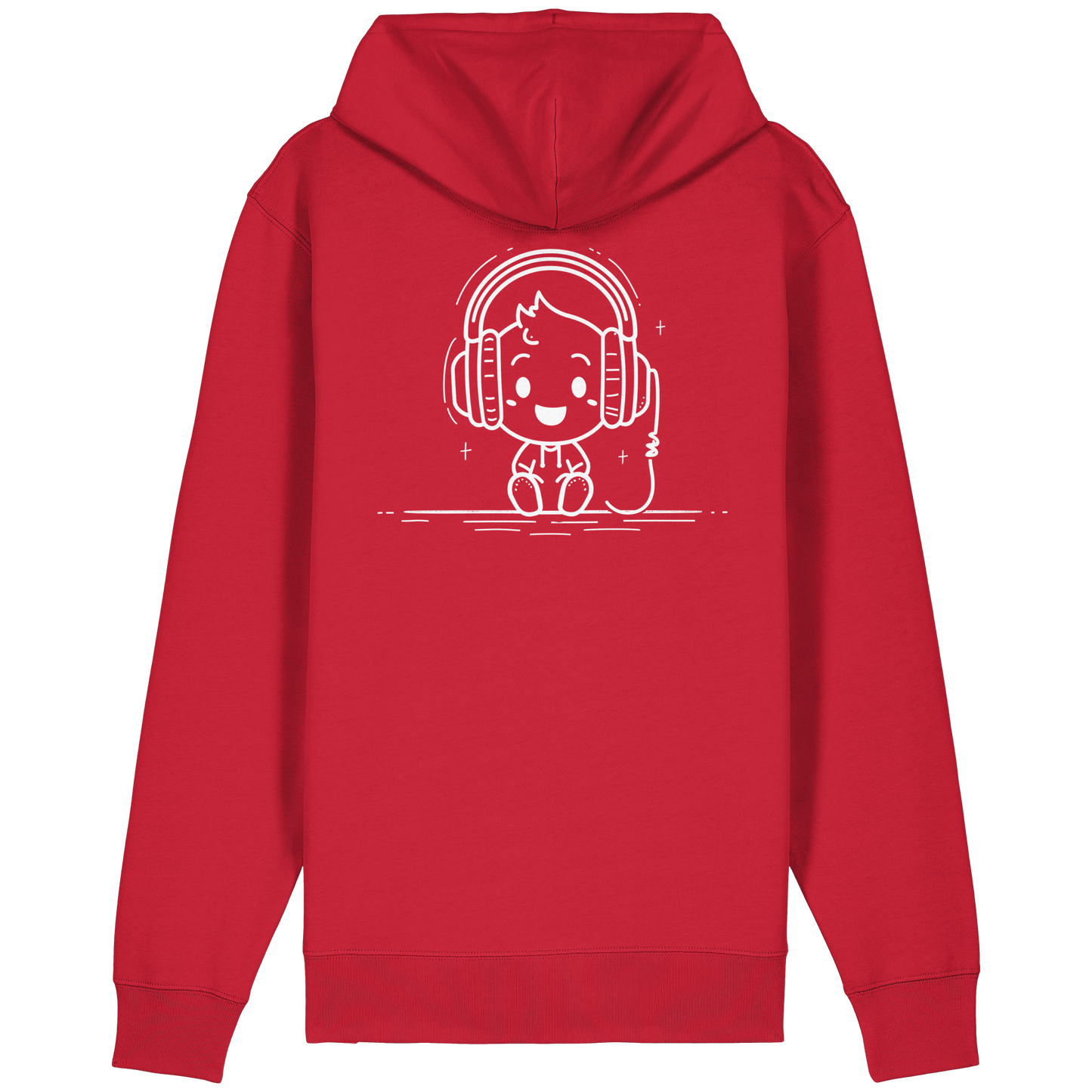 „Mono“ Lofi-Kopfhörer – Organic Relaxed Zipper | Backprint Edition - Organic Relaxed Zipper