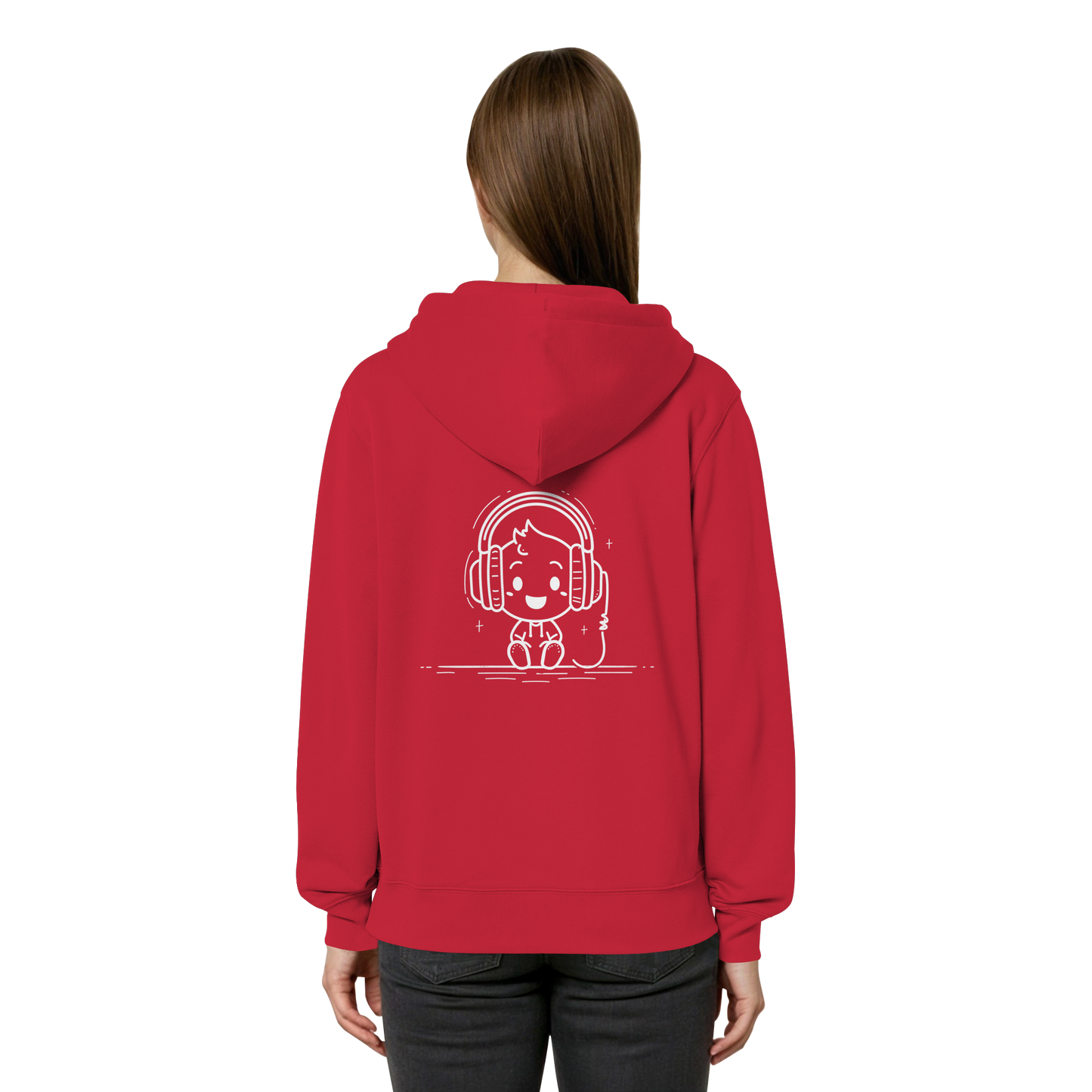 „Mono“ Lofi-Kopfhörer – Organic Relaxed Zipper | Backprint Edition - Organic Relaxed Zipper