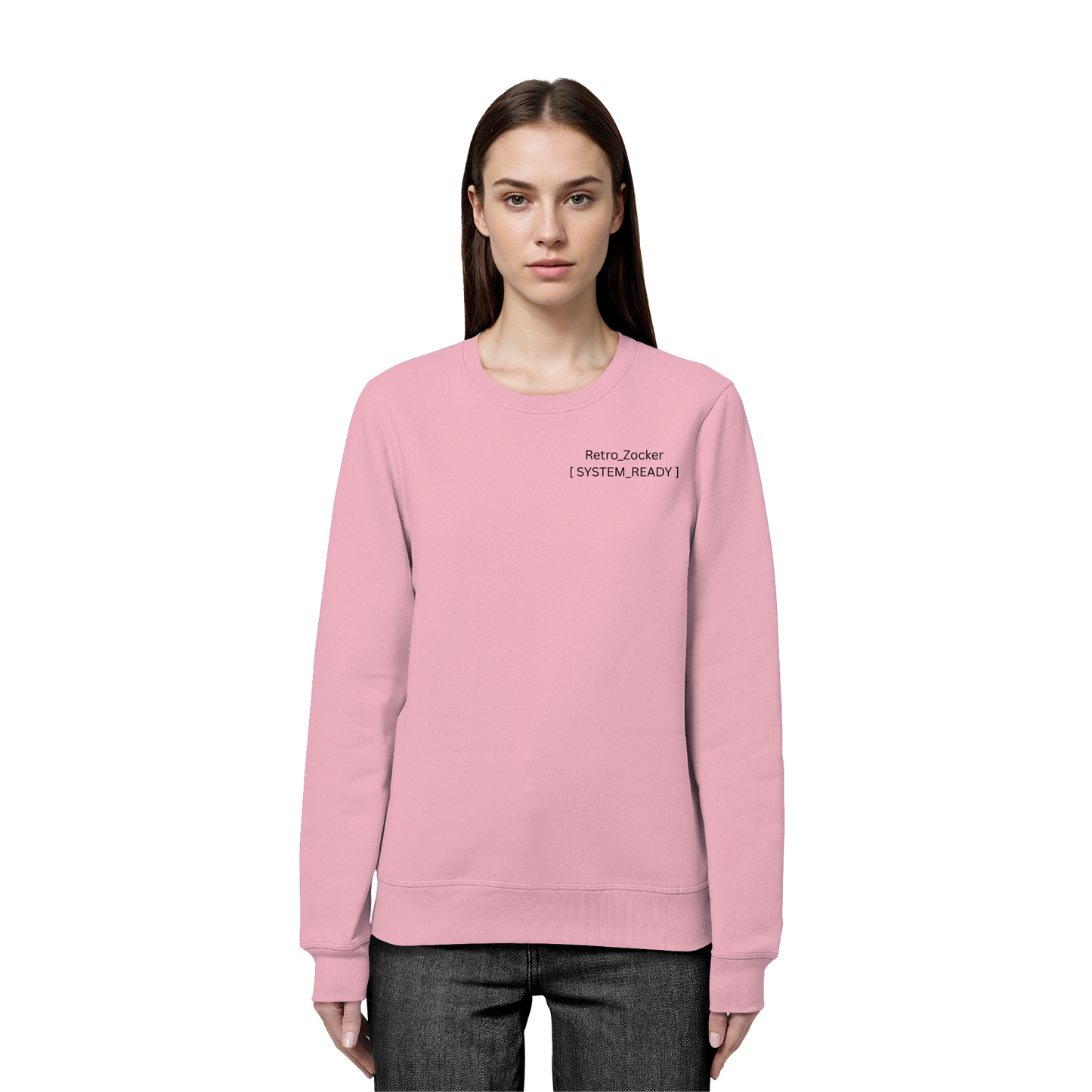 „Retro_Zocker“ [ System_Ready ] Premium Bio-Sweatshirt - Organic Basic Unisex Sweatshirt