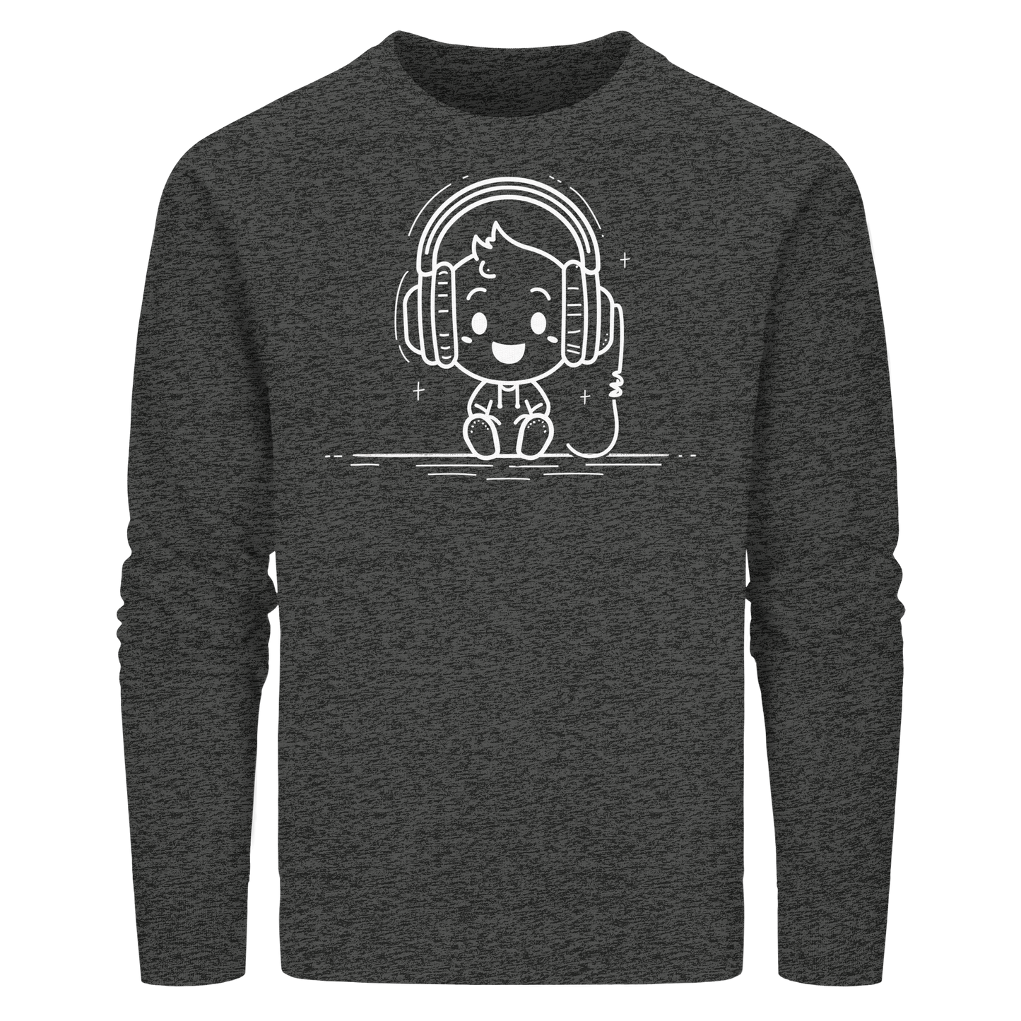 „Mono“ Lofi-Kopfhörer – Premium Bio-Sweatshirt - Organic Basic Unisex Sweatshirt