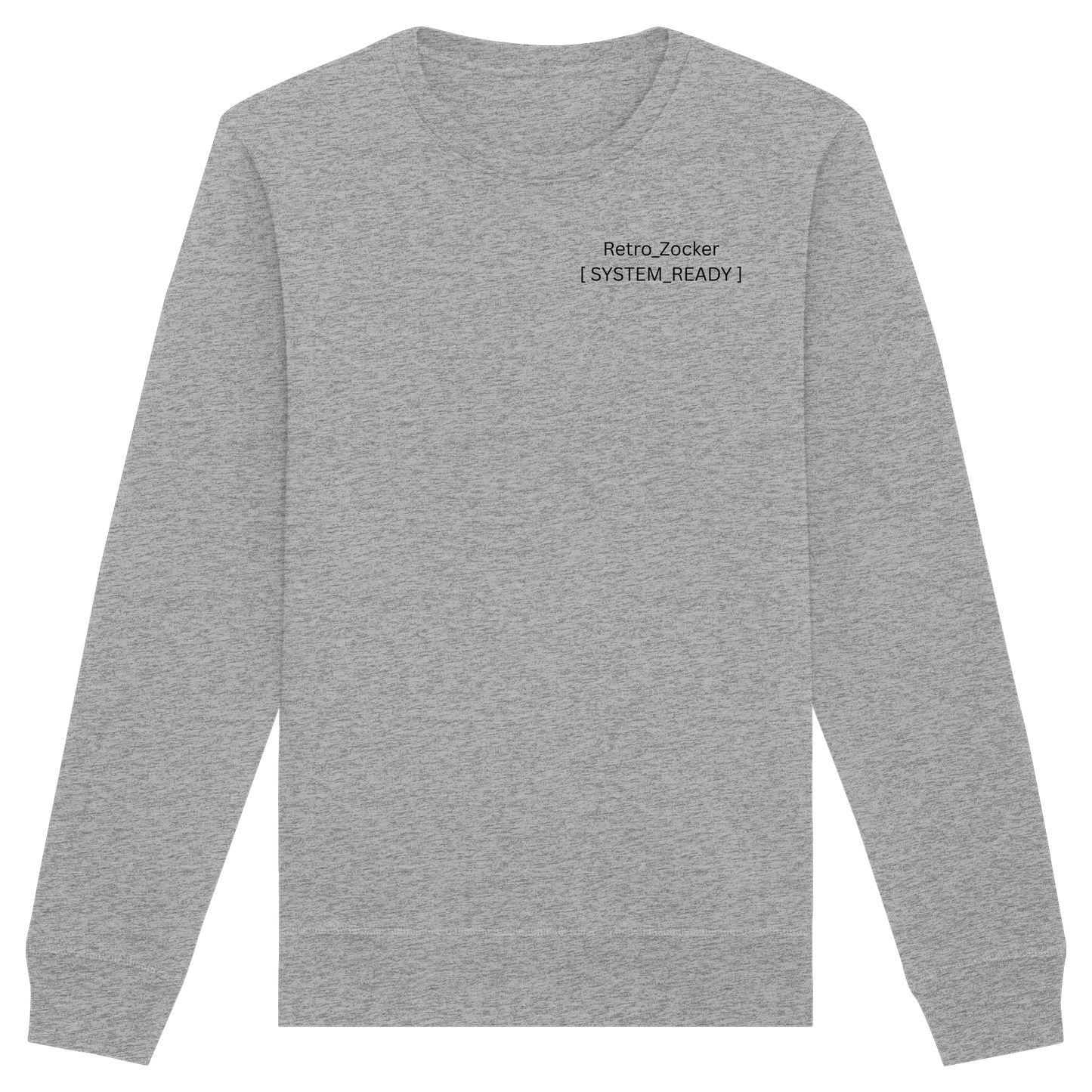 „Retro_Zocker“ [ System_Ready ] Premium Bio-Sweatshirt - Organic Basic Unisex Sweatshirt