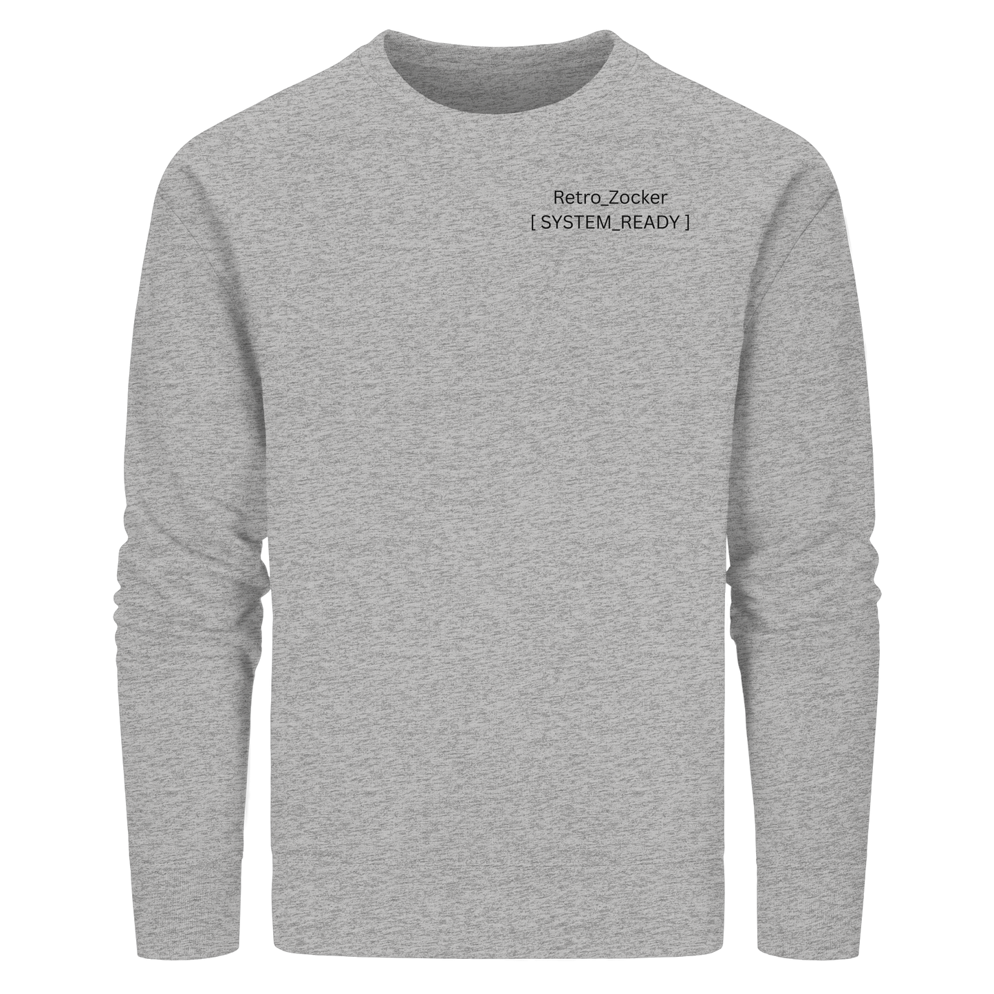 „Retro_Zocker“ [ System_Ready ] Premium Bio-Sweatshirt - Organic Basic Unisex Sweatshirt