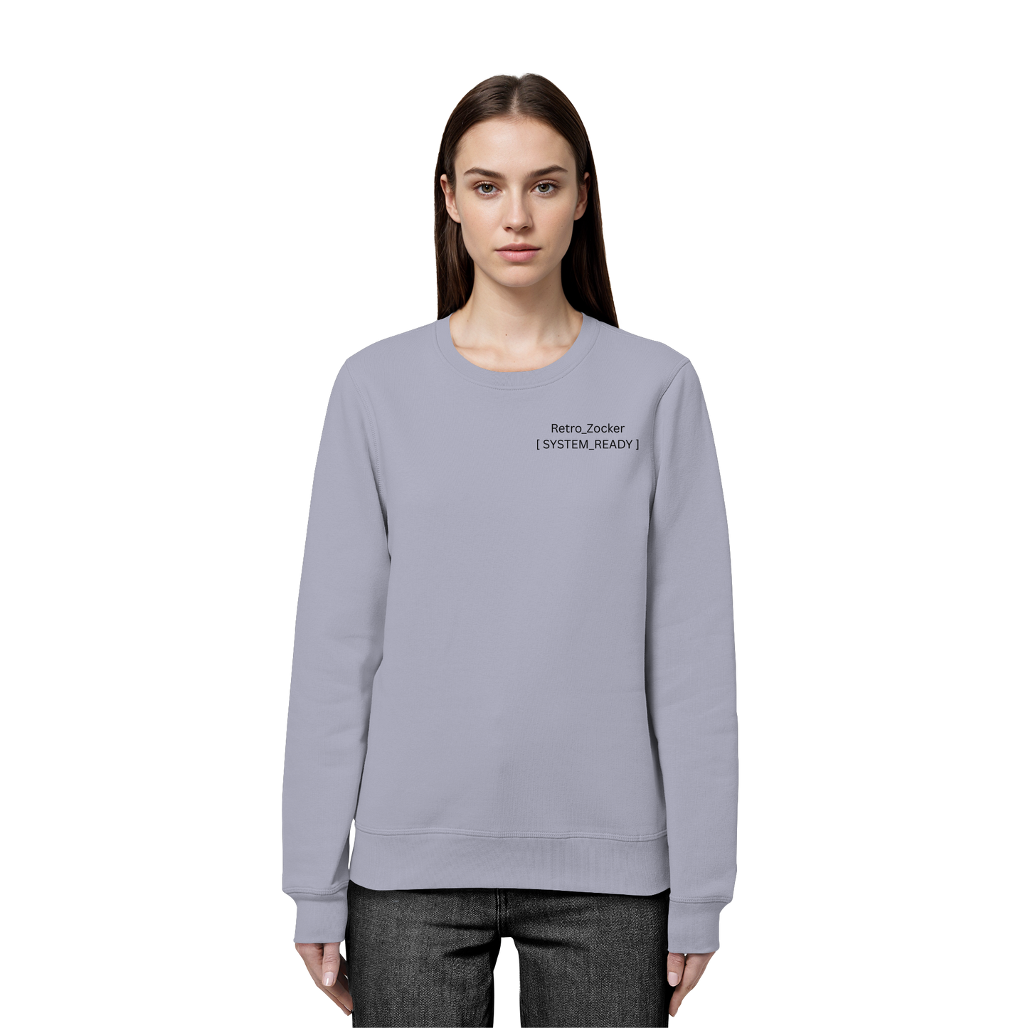 „Retro_Zocker“ [ System_Ready ] Premium Bio-Sweatshirt - Organic Basic Unisex Sweatshirt
