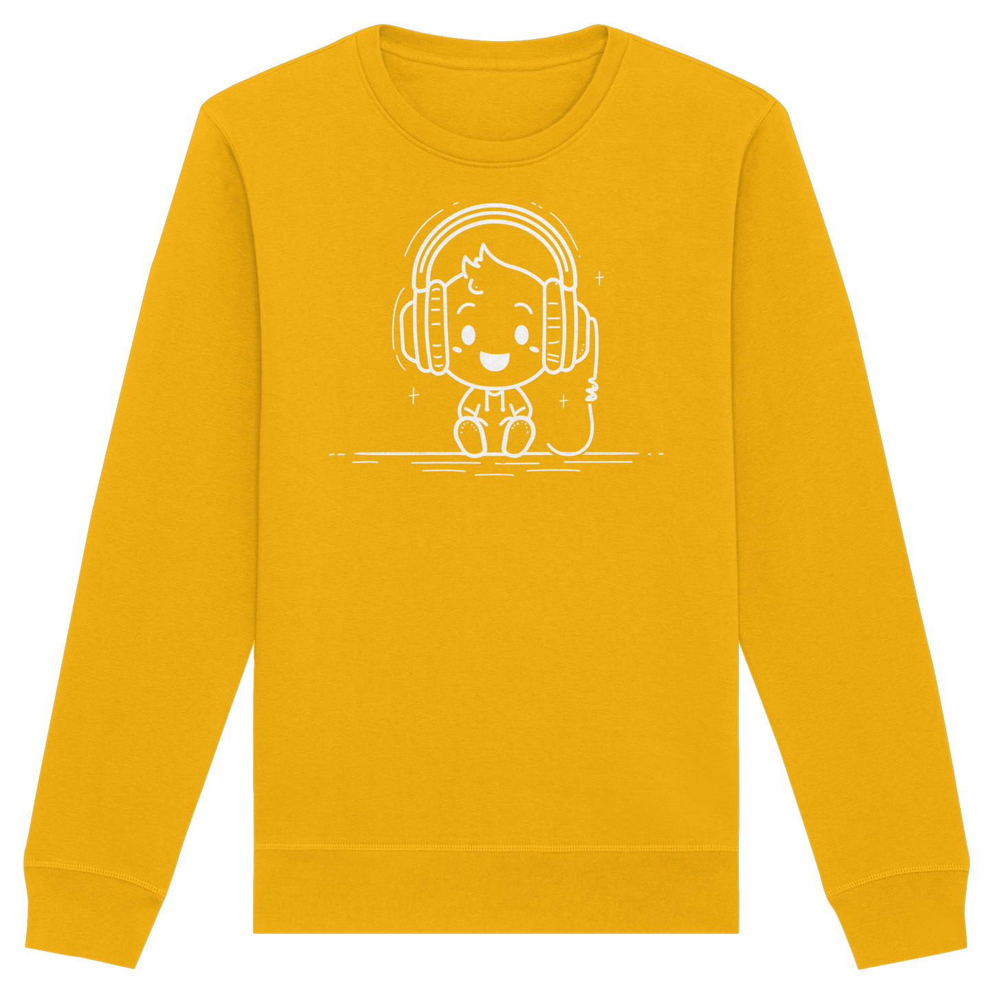 „Mono“ Lofi-Kopfhörer – Premium Bio-Sweatshirt - Organic Basic Unisex Sweatshirt