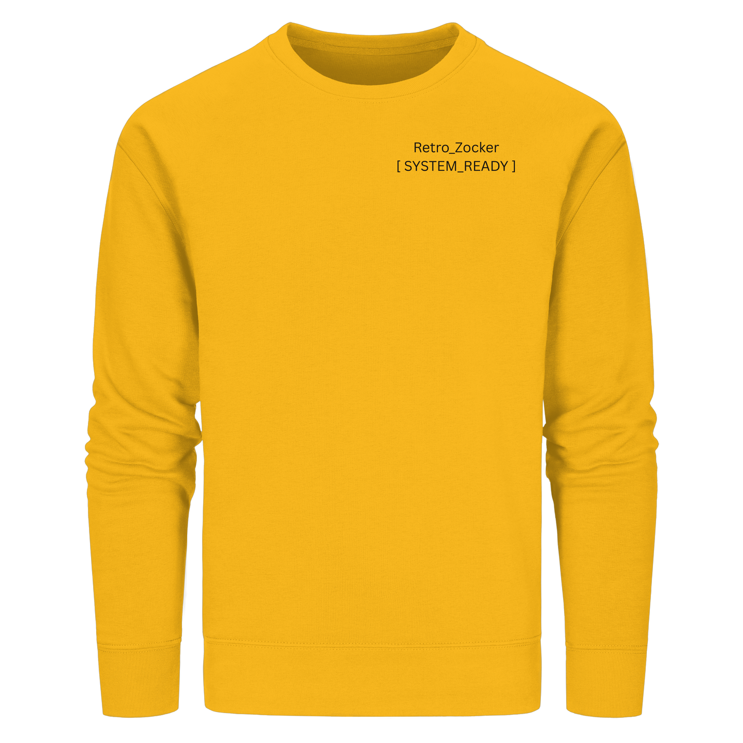 „Retro_Zocker“ [ System_Ready ] Premium Bio-Sweatshirt - Organic Basic Unisex Sweatshirt