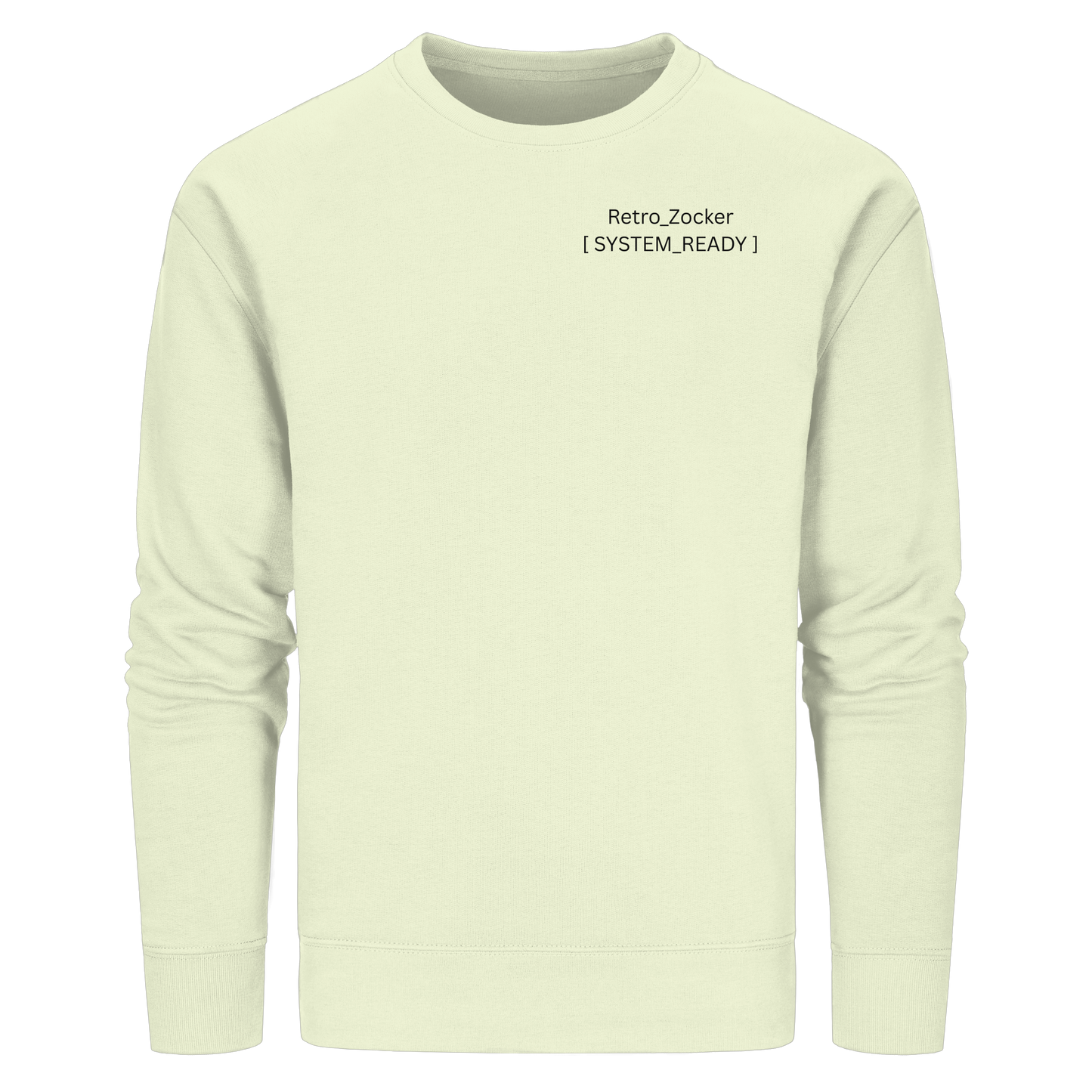 „Retro_Zocker“ [ System_Ready ] Premium Bio-Sweatshirt - Organic Basic Unisex Sweatshirt