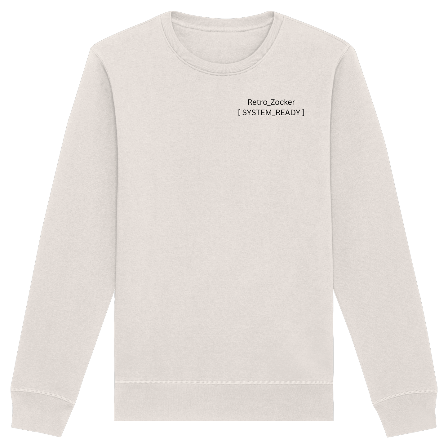 „Retro_Zocker“ [ System_Ready ] Premium Bio-Sweatshirt - Organic Basic Unisex Sweatshirt