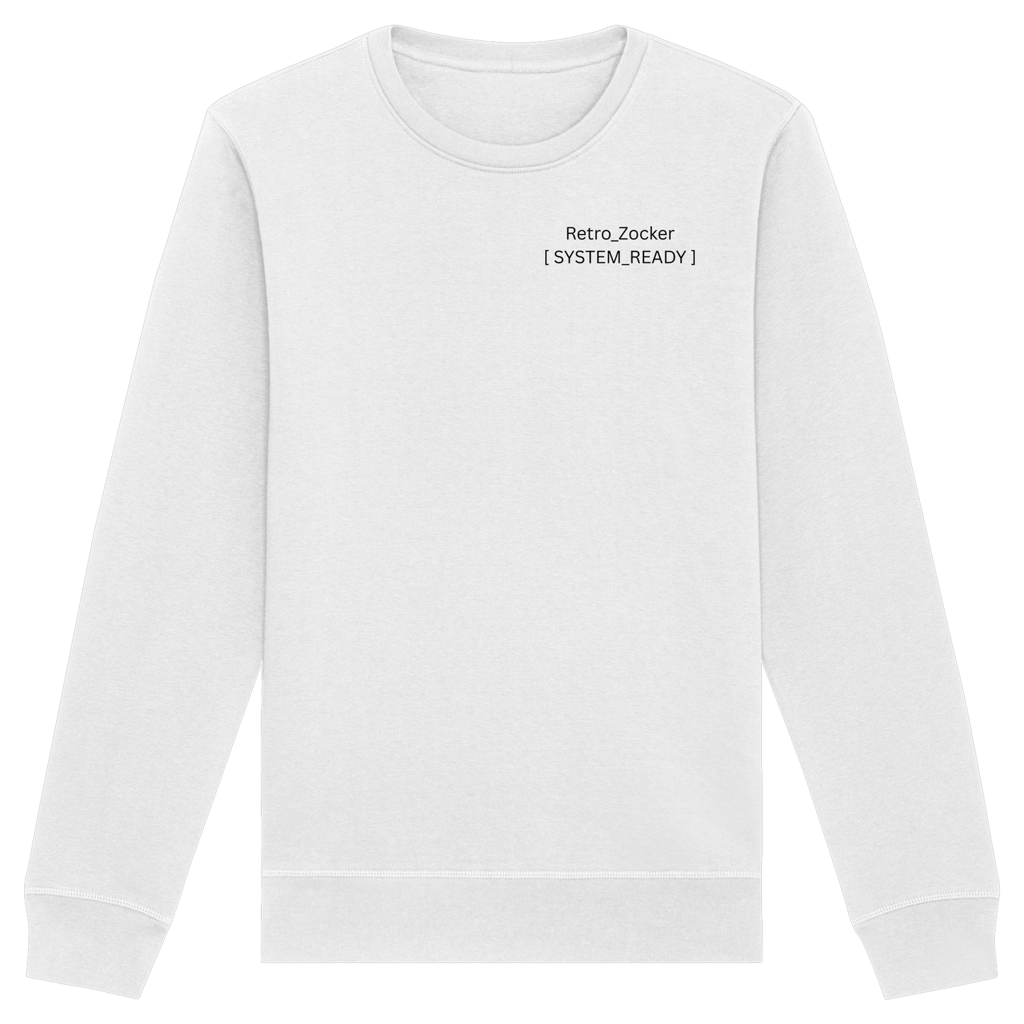 „Retro_Zocker“ [ System_Ready ] Premium Bio-Sweatshirt - Organic Basic Unisex Sweatshirt