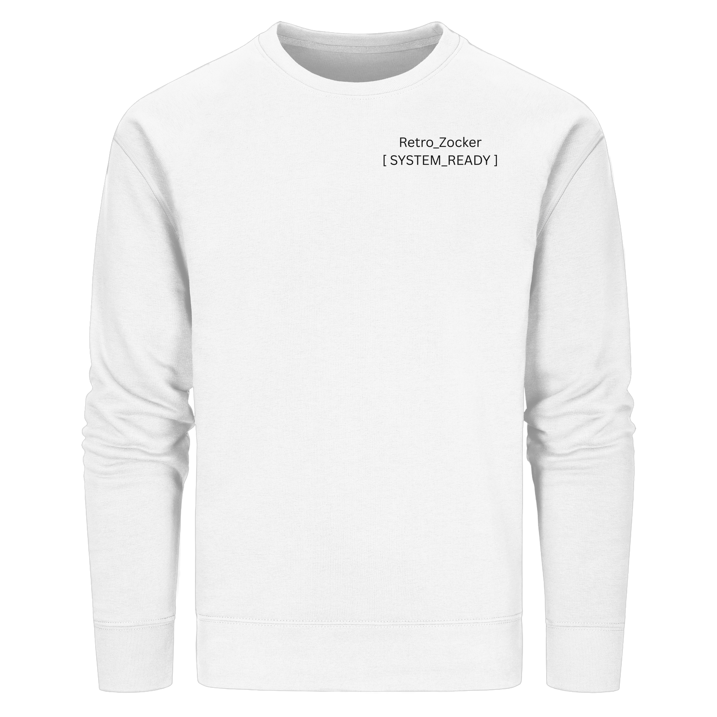 „Retro_Zocker“ [ System_Ready ] Premium Bio-Sweatshirt - Organic Basic Unisex Sweatshirt