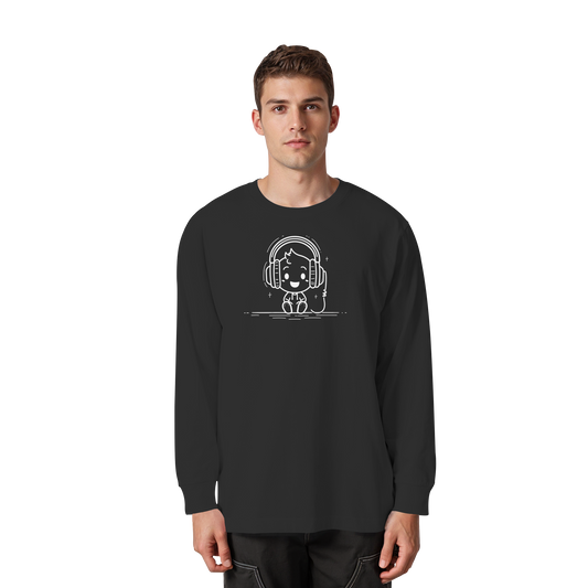 The "Mono" Oversized Longsleeve – Organic Heavy Cotton - Organic Heavy Oversized Longsleeve T-Shirt
