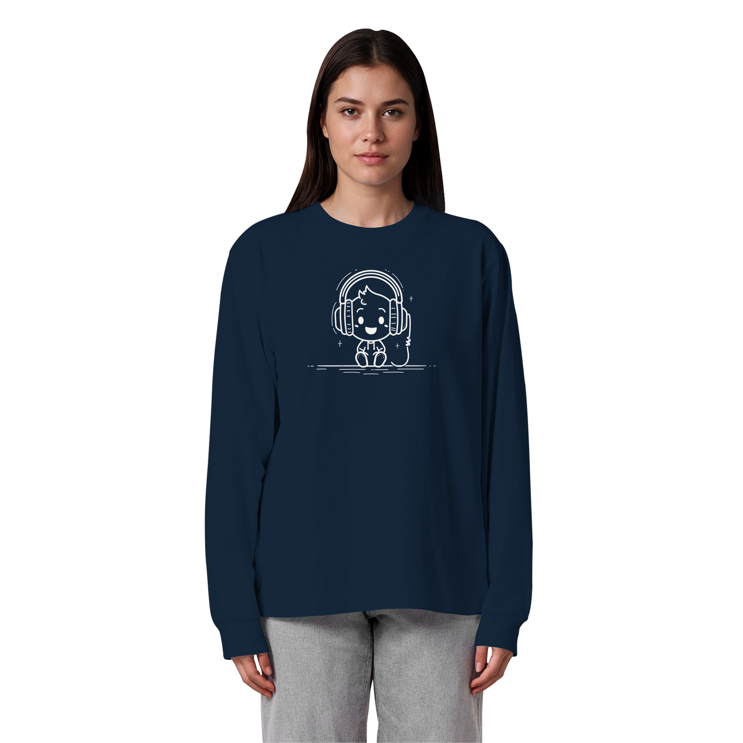 The "Mono" Oversized Longsleeve – Organic Heavy Cotton - Organic Heavy Oversized Longsleeve T-Shirt