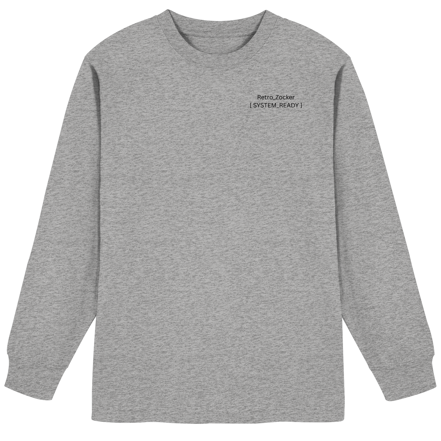 The System_Ready Oversized Longsleeve – Organic Heavy Cotton - Organic Heavy Oversized Longsleeve T-Shirt