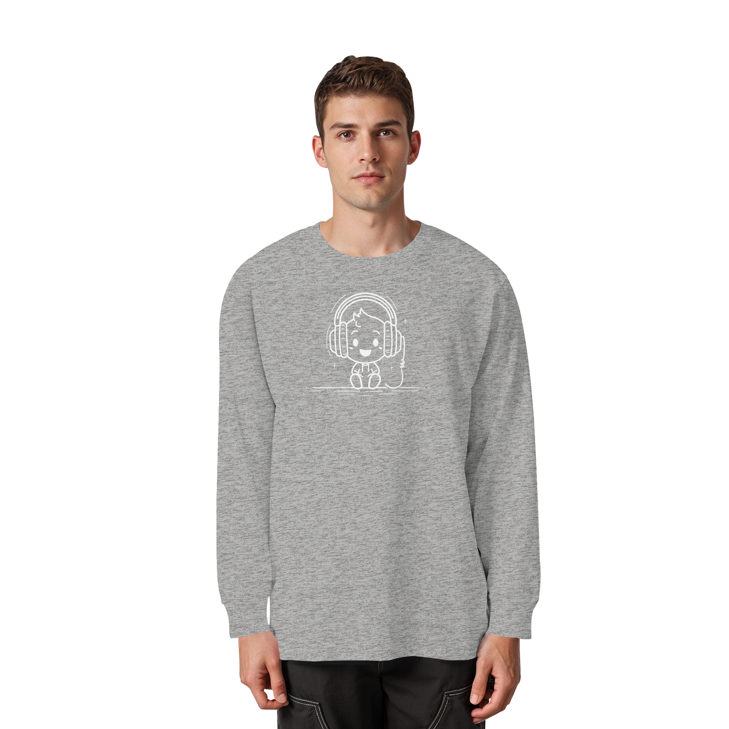 The "Mono" Oversized Longsleeve – Organic Heavy Cotton - Organic Heavy Oversized Longsleeve T-Shirt