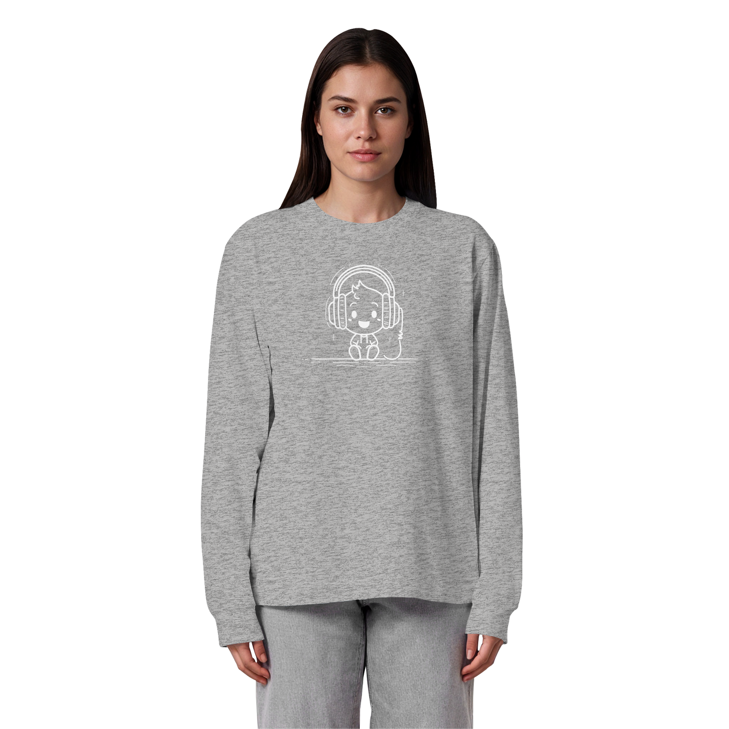 The "Mono" Oversized Longsleeve – Organic Heavy Cotton - Organic Heavy Oversized Longsleeve T-Shirt