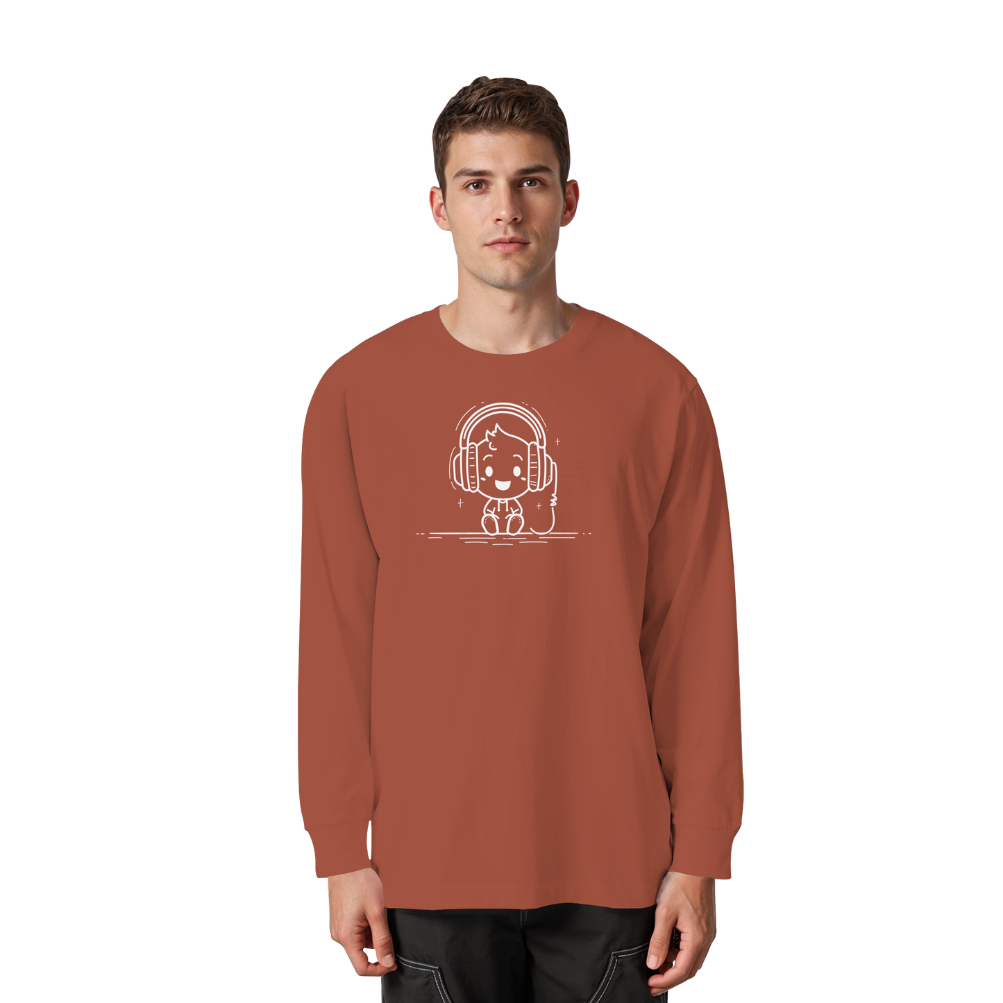 The "Mono" Oversized Longsleeve – Organic Heavy Cotton - Organic Heavy Oversized Longsleeve T-Shirt