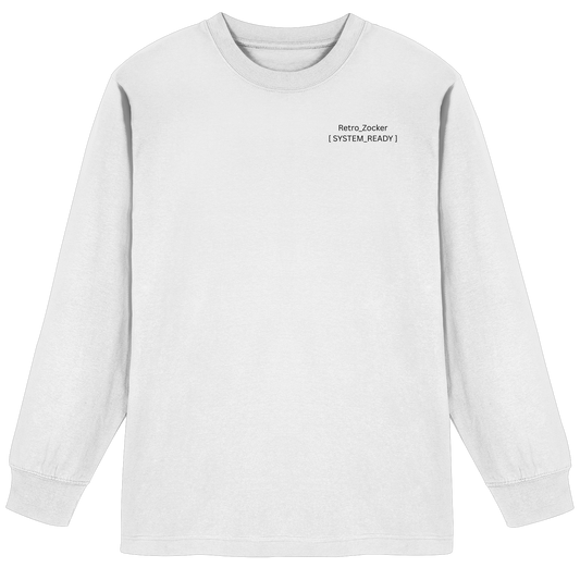 The System_Ready Oversized Longsleeve – Organic Heavy Cotton - Organic Heavy Oversized Longsleeve T-Shirt
