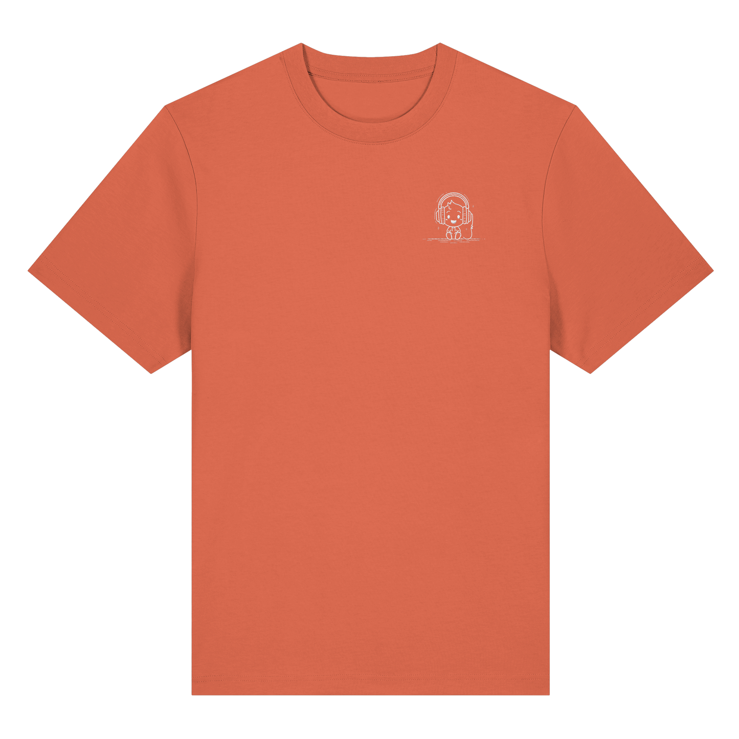 „Mono“ Lofi Headphone T-Shirt | Minimalist Tech Streetwear | Heavy Cotton - Organic Heavy Shirt