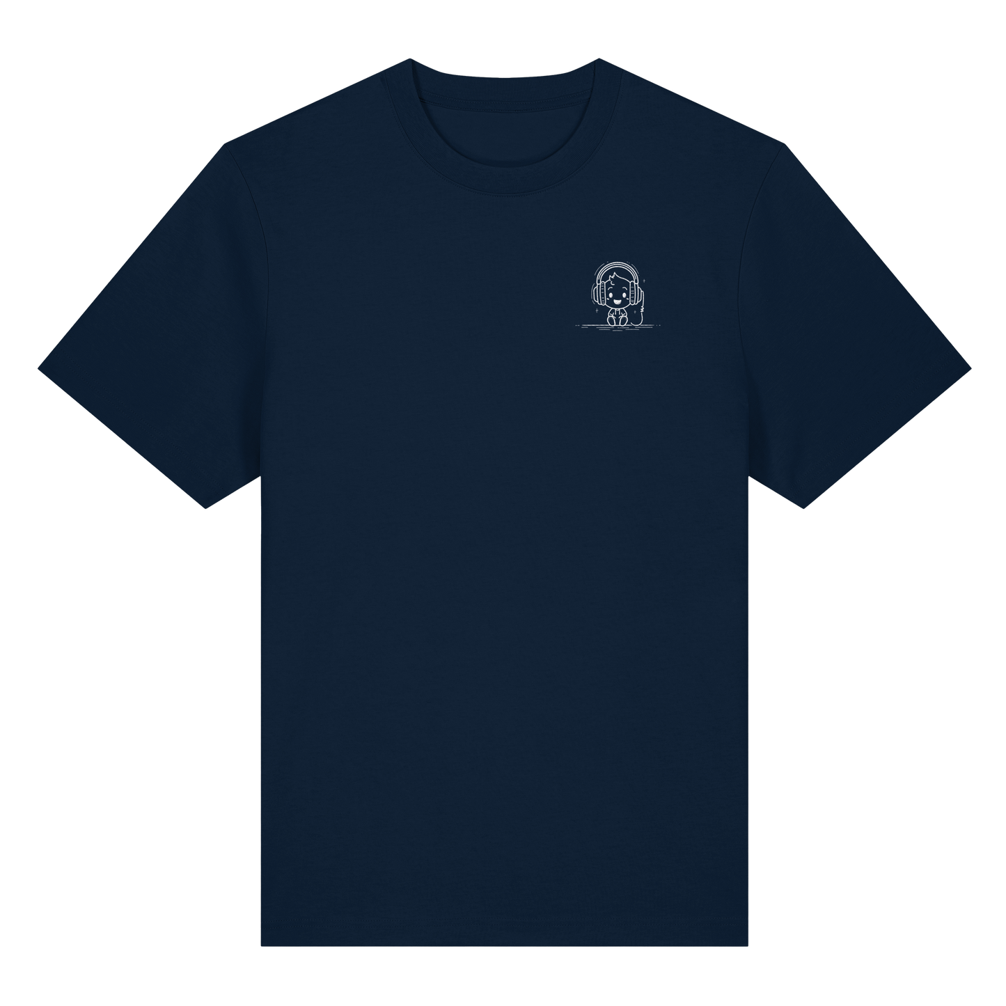 „Mono“ Lofi Headphone T-Shirt | Minimalist Tech Streetwear | Heavy Cotton - Organic Heavy Shirt