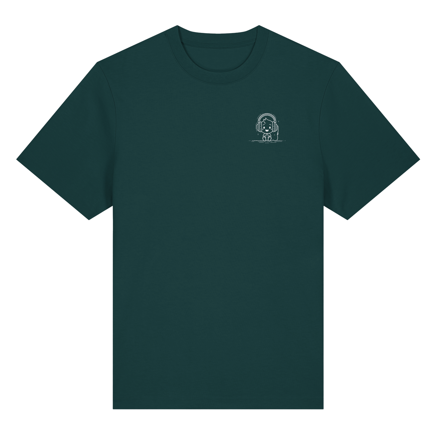 „Mono“ Lofi Headphone T-Shirt | Minimalist Tech Streetwear | Heavy Cotton - Organic Heavy Shirt