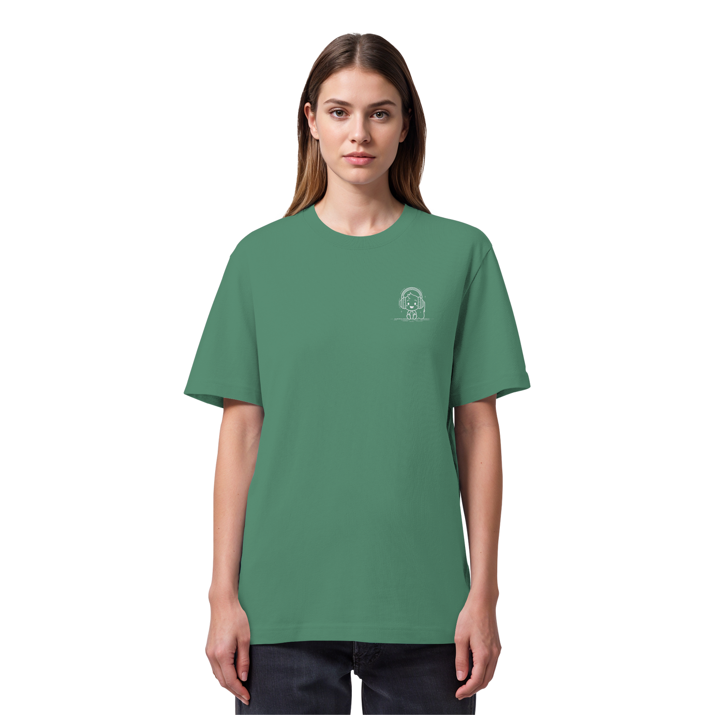 „Mono“ Lofi Headphone T-Shirt | Minimalist Tech Streetwear | Heavy Cotton - Organic Heavy Shirt