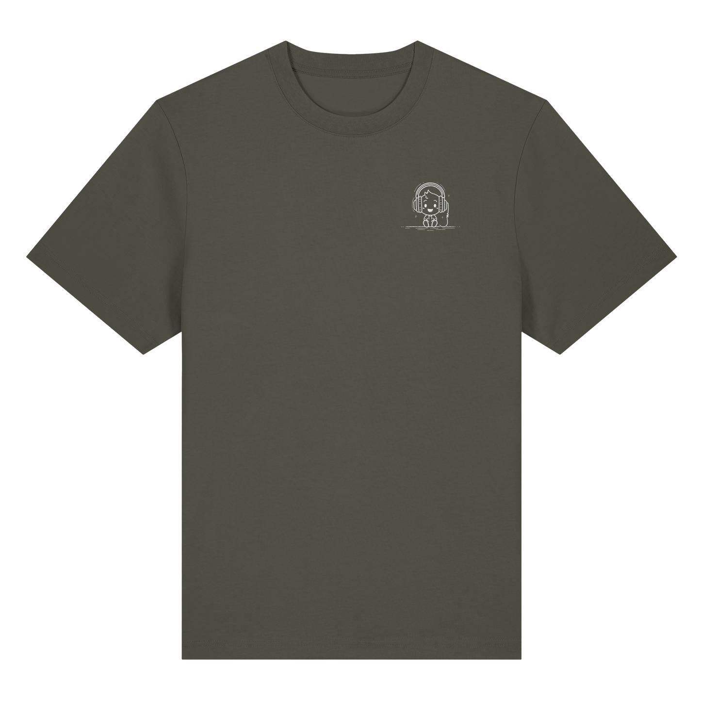 „Mono“ Lofi Headphone T-Shirt | Minimalist Tech Streetwear | Heavy Cotton - Organic Heavy Shirt