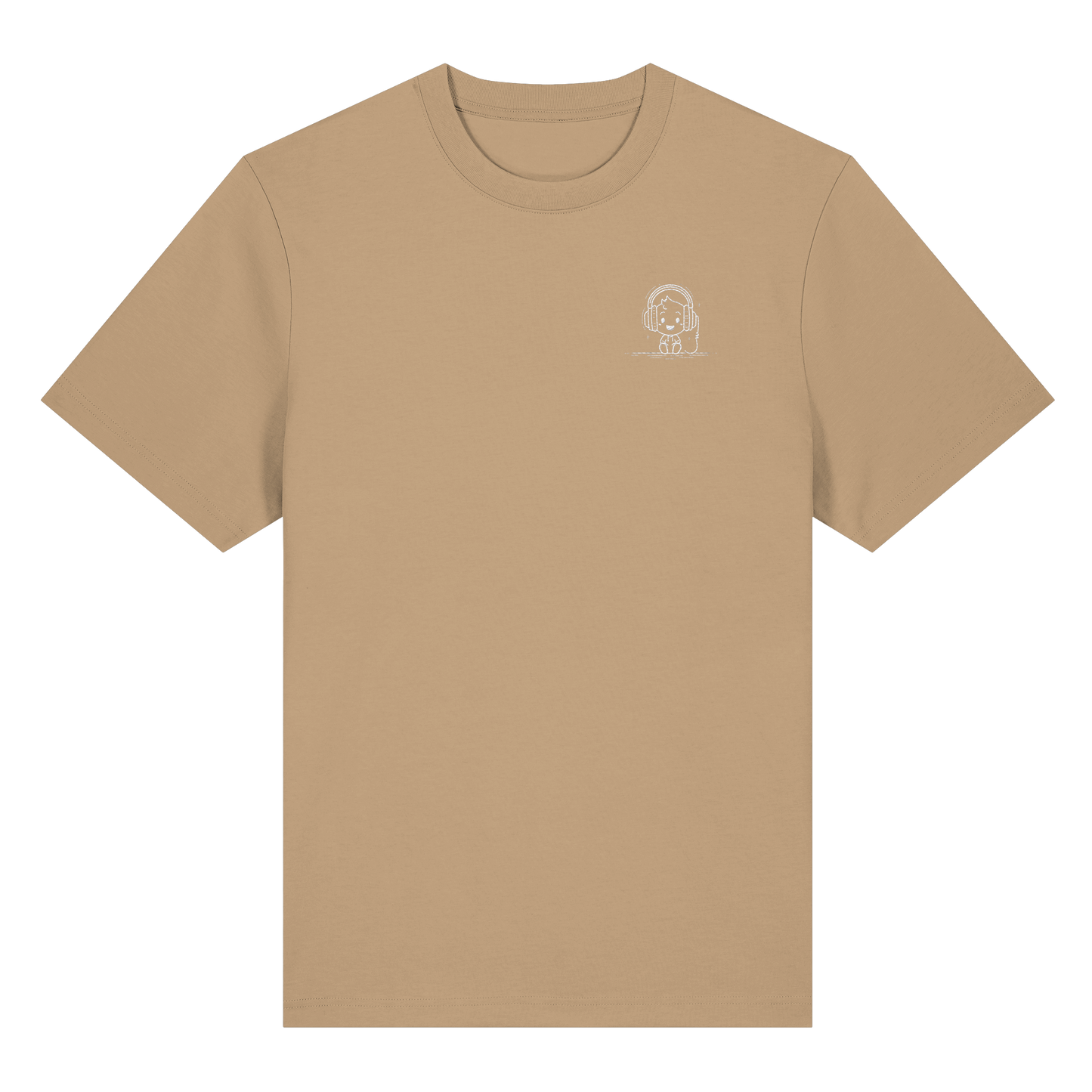 „Mono“ Lofi Headphone T-Shirt | Minimalist Tech Streetwear | Heavy Cotton - Organic Heavy Shirt