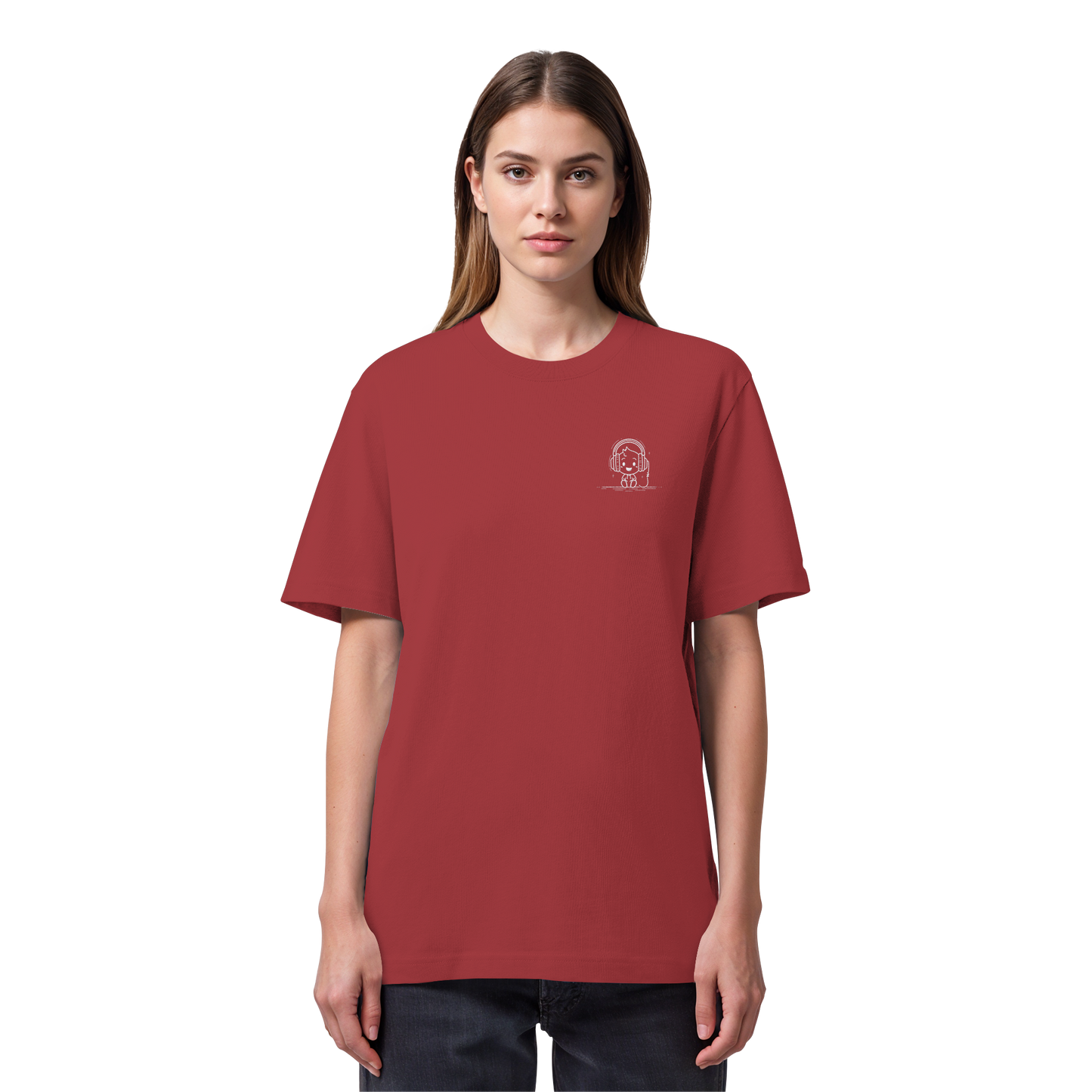„Mono“ Lofi Headphone T-Shirt | Minimalist Tech Streetwear | Heavy Cotton - Organic Heavy Shirt