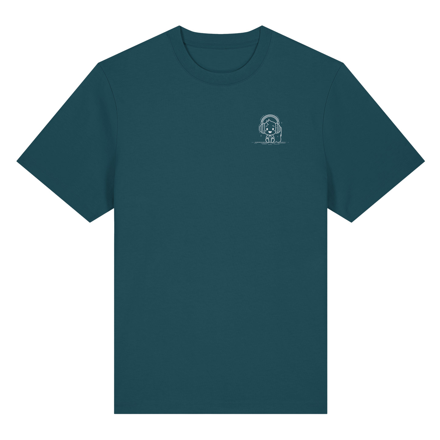 „Mono“ Lofi Headphone T-Shirt | Minimalist Tech Streetwear | Heavy Cotton - Organic Heavy Shirt