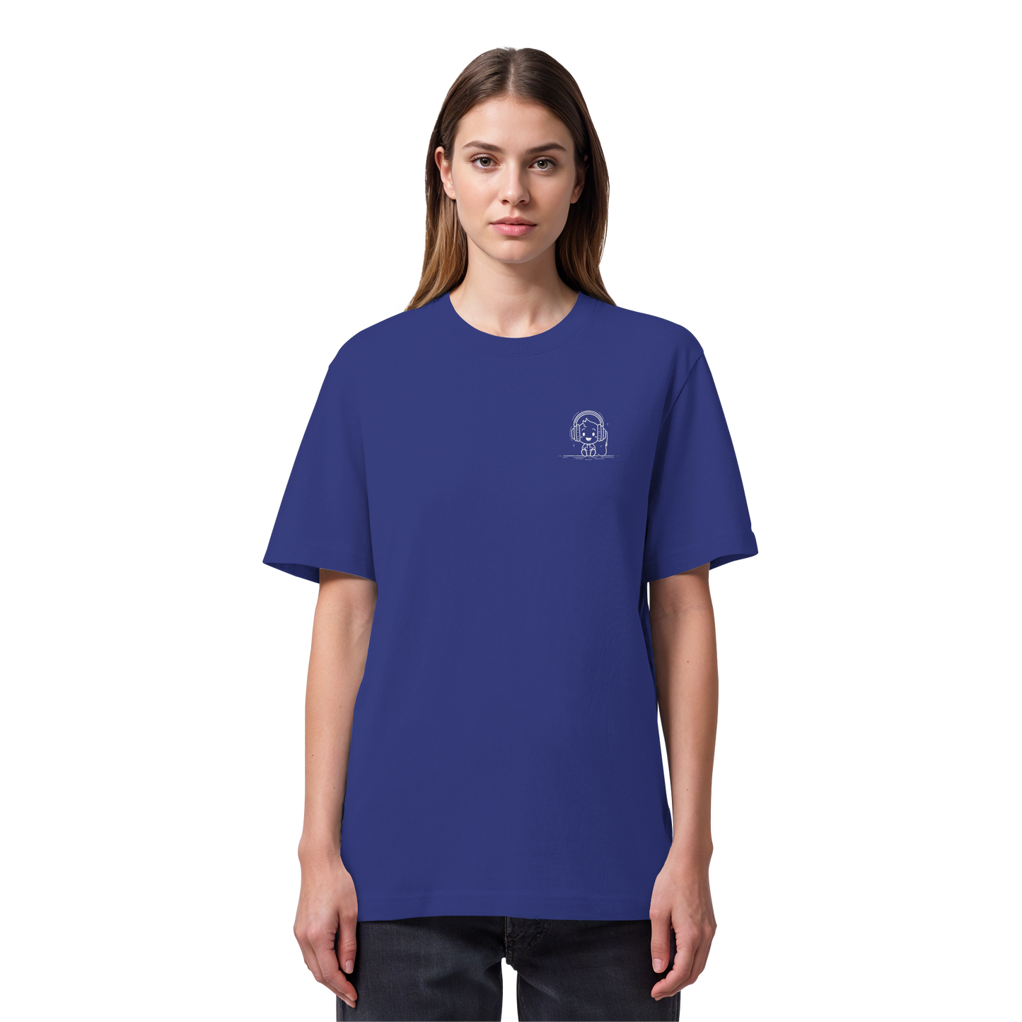 „Mono“ Lofi Headphone T-Shirt | Minimalist Tech Streetwear | Heavy Cotton - Organic Heavy Shirt