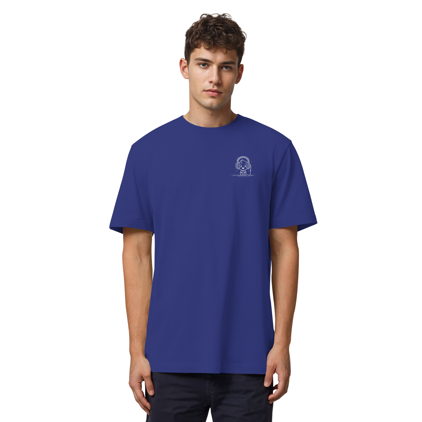„Mono“ Lofi Headphone T-Shirt | Minimalist Tech Streetwear | Heavy Cotton - Organic Heavy Shirt
