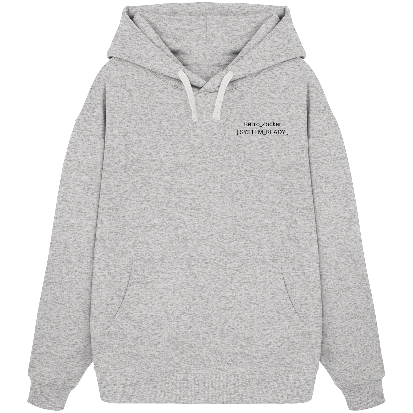The Blueprint Controller – Heavy Organic Hoodie | Backprint Edition - Organic Oversize Hoodie