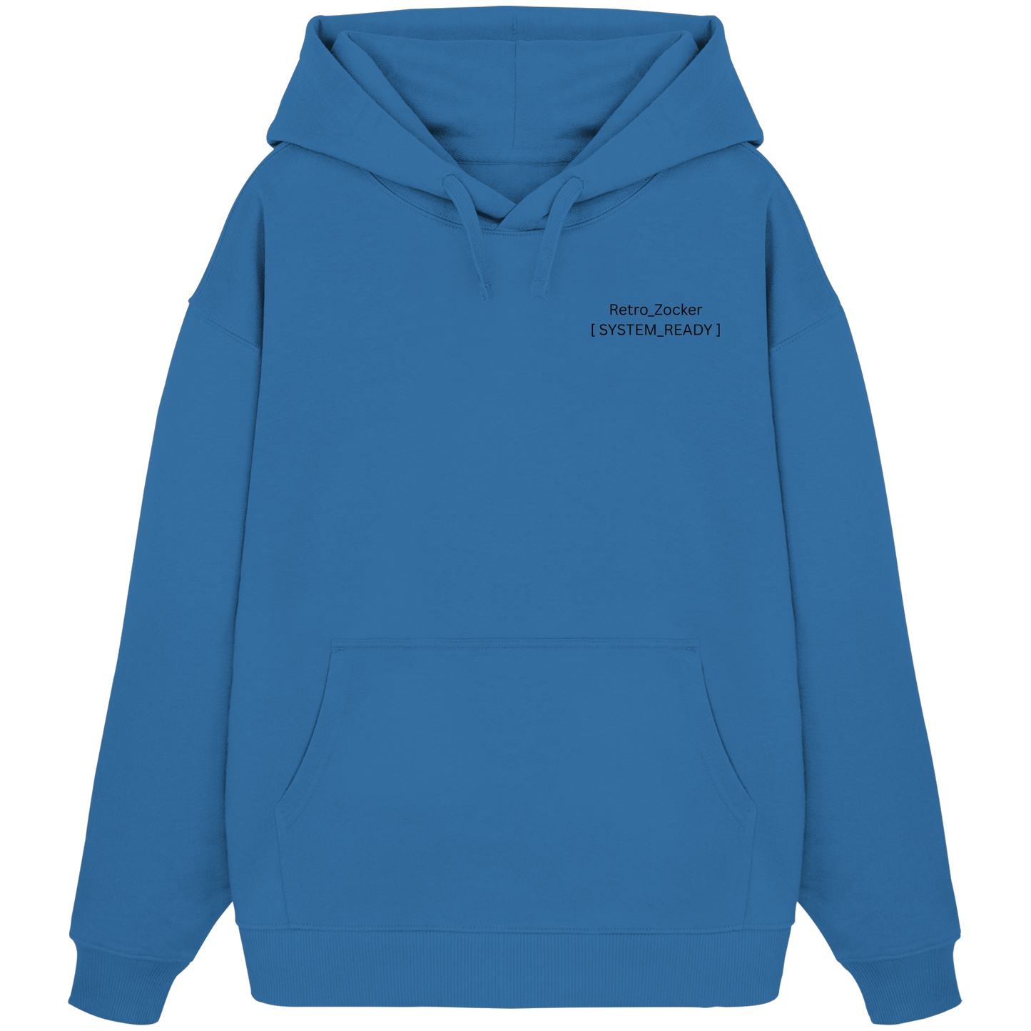 The Blueprint Controller – Heavy Organic Hoodie | Backprint Edition - Organic Oversize Hoodie