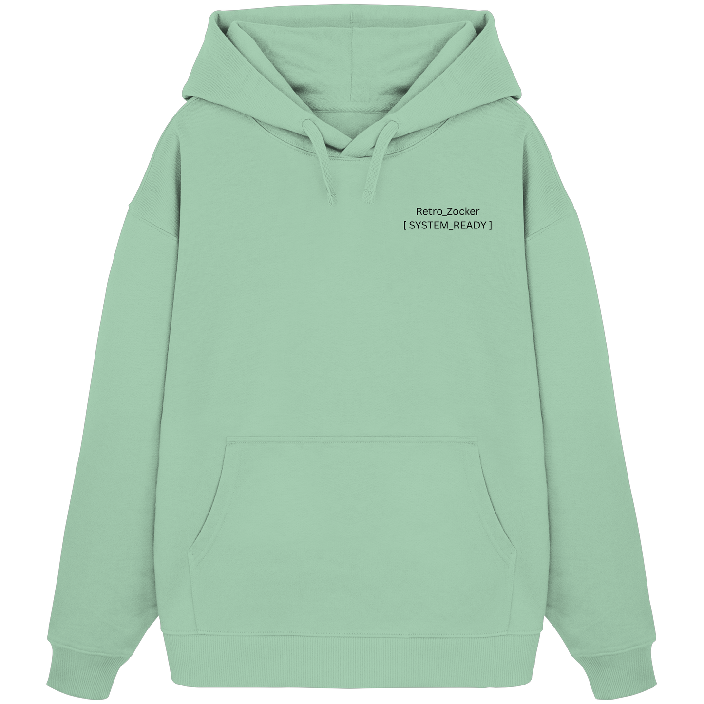 The Blueprint Controller – Heavy Organic Hoodie | Backprint Edition - Organic Oversize Hoodie