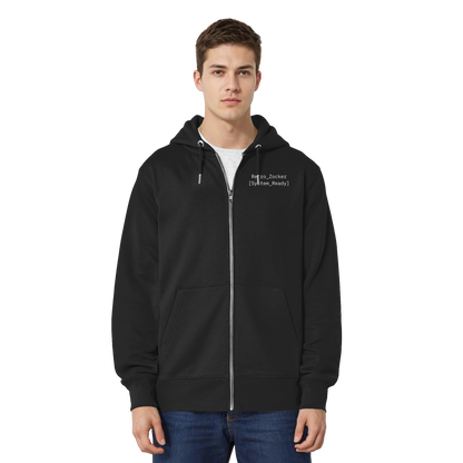 "Retro_Zocker[System_Ready]"Mono Lofi-Kopfhörer – Organic Relaxed Zipper | Backprint Edition