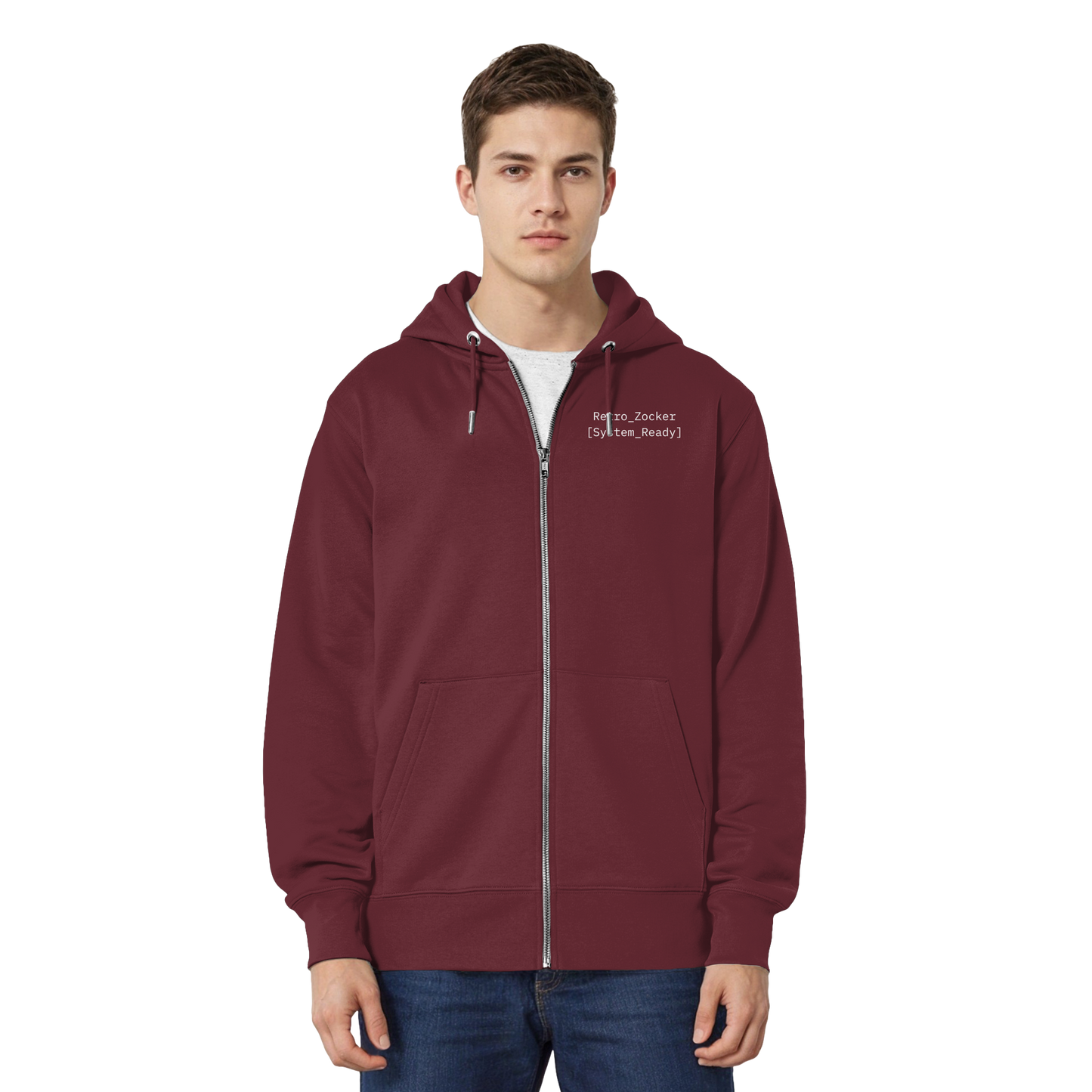 „Mono“ Lofi-Kopfhörer – Organic Relaxed Zipper | Backprint Edition - Organic Relaxed Zipper