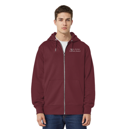 "Retro_Zocker[System_Ready]"Mono Lofi-Kopfhörer – Organic Relaxed Zipper | Backprint Edition