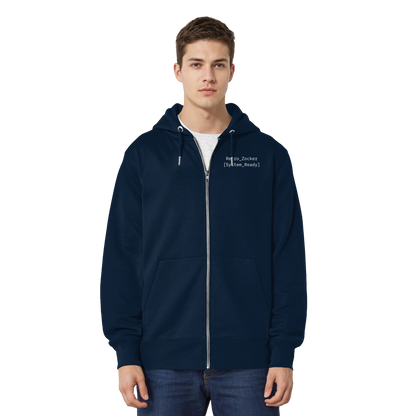 "Retro_Zocker[System_Ready]"Mono Lofi-Kopfhörer – Organic Relaxed Zipper | Backprint Edition