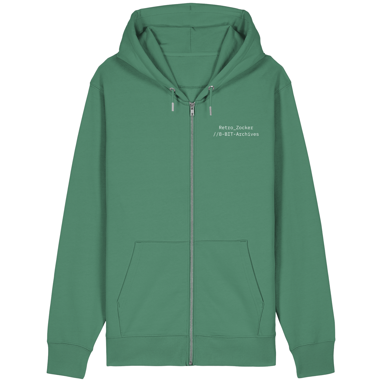 „Retro Zocker“ Mono – Organic Relaxed Zipper | Backprint Edition - Organic Relaxed Zipper